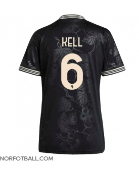 Billige Fotballdrakt Juventus Lloyd Kelly #6 Replika Tredjedrakt Dame 2025-26 Kortermet Billige Fotballdrakt Juventus Lloyd Kelly #6 Replika Tredjedrakt Dame 2025-26 Kortermet